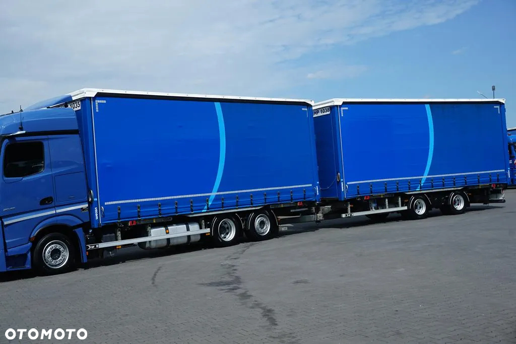 Mercedes-Benz ACTROS / 2545 / ACC / E 6 / MP 5 / ZESTAW PRZESTRZENNY 120 M 3 / BDF 2 X 7,82 M - 3