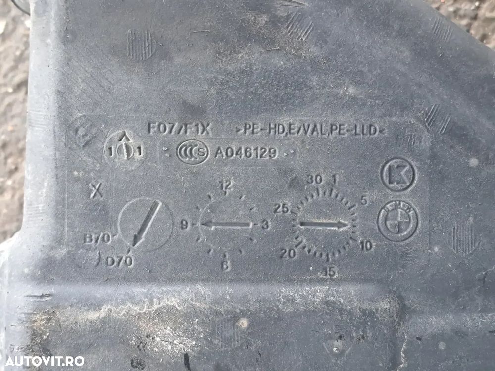 Rezervor combustibil motorina echipat complet cu pompa Original BMW Cod 16117268032 16117260648 Seria 5 F10 F11 F07 Seria 6 F06 F12 F13 Diesel - 6