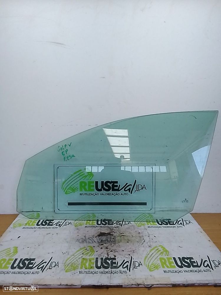 Vidro Porta Fr Esq Volkswagen Golf V (1K1) - 1