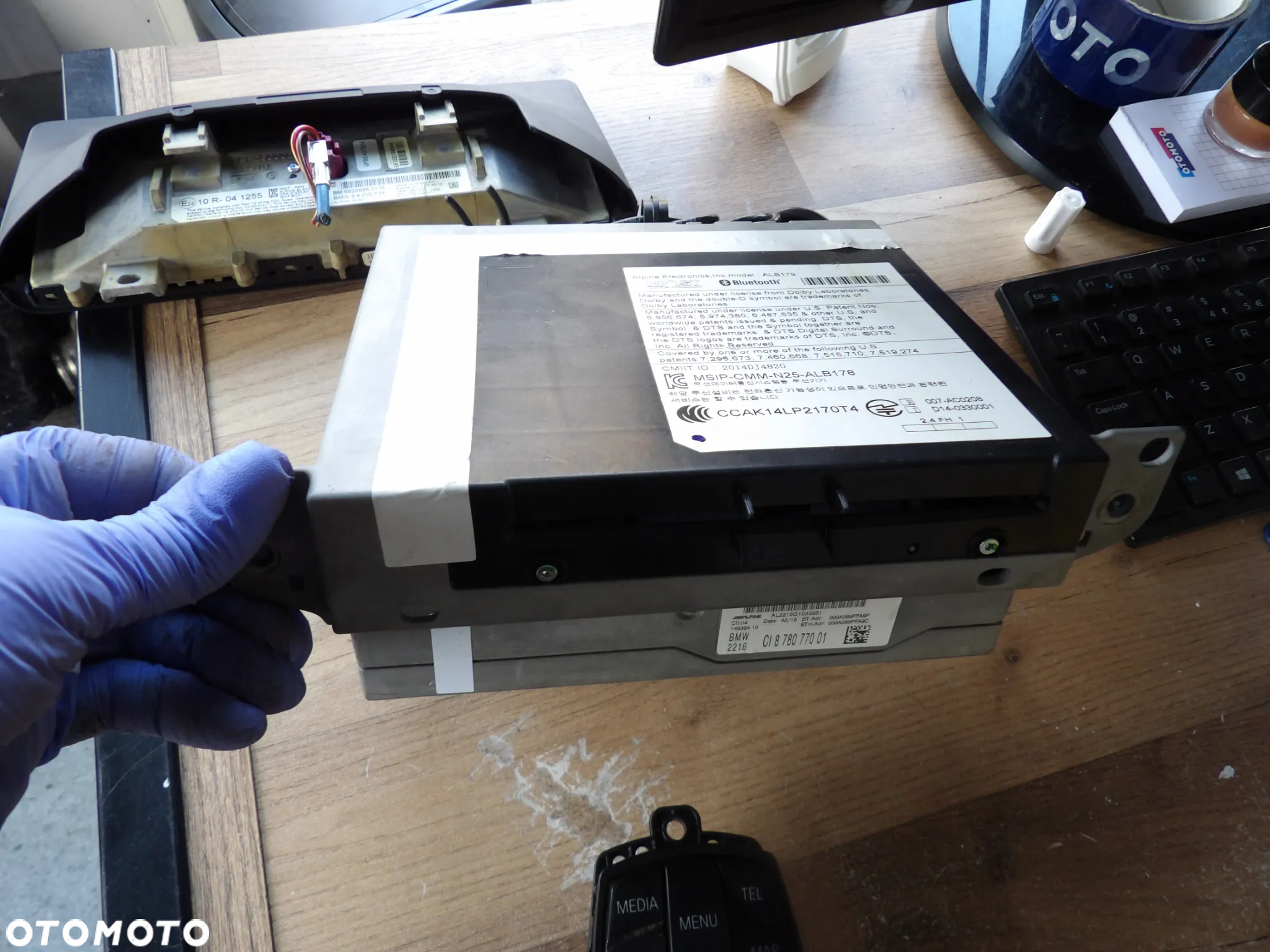 BMW - F30,F31,F32,F82 - KOMPLETNA NAWIGACJA NBT EVO - MONITOR 8,8" , STACJA , KONTROLER - 6822626  8780770  9320289 - 5