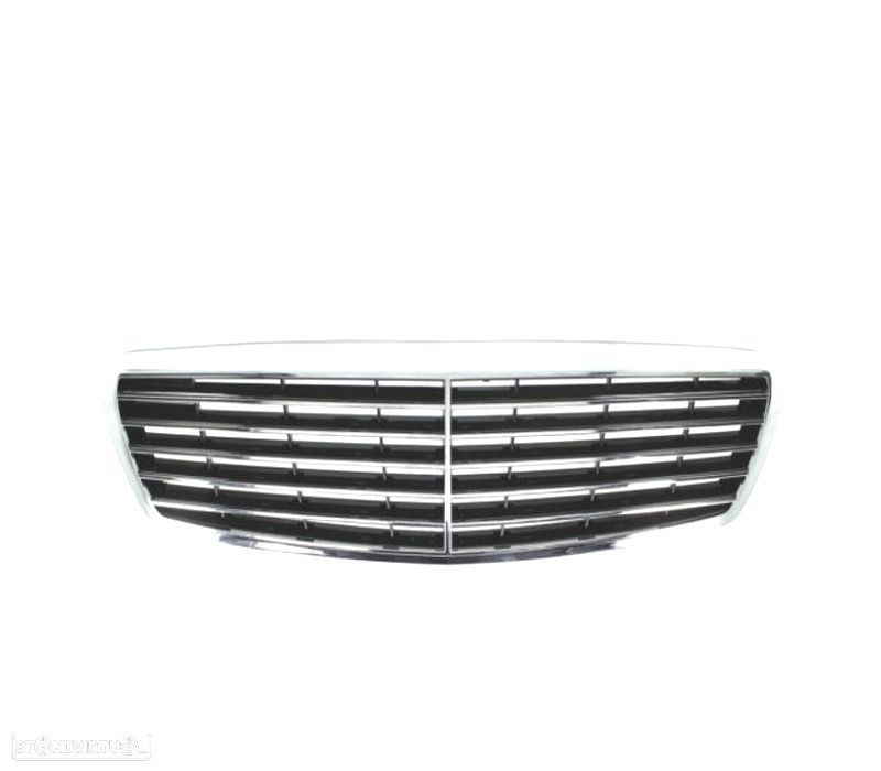 GRELHA FRONTAL MERCEDES E W211 02-06 CROMADA - 2