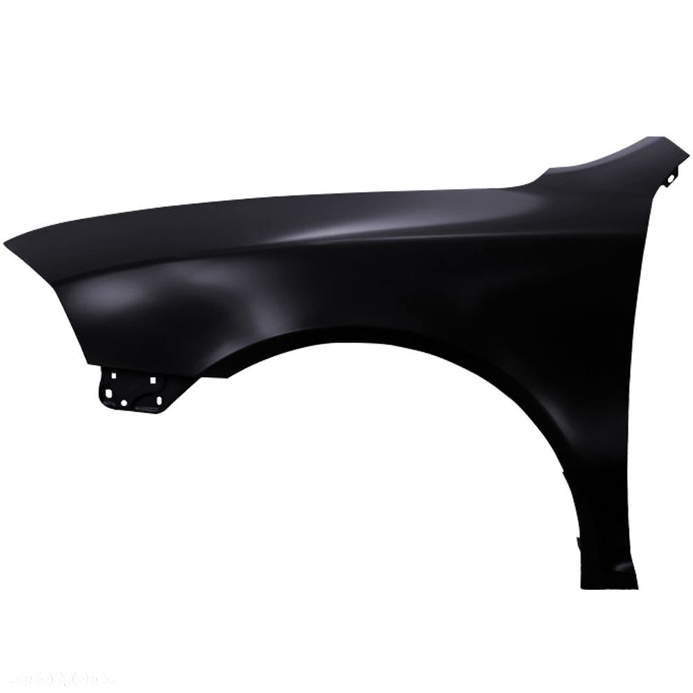 BLU Błotnik SKODA OCTAVIA II 2 9910 lewy czarny 04-12 przód ocynk SchwarzMagie - 2