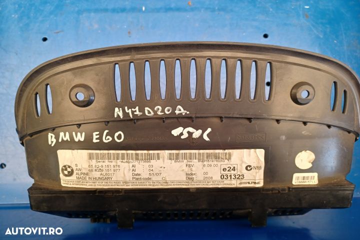 Ceasuri bord 9151976 9151977 MX1253 BMW Seria 5 E60/E61 [2003 - 2007] - 2