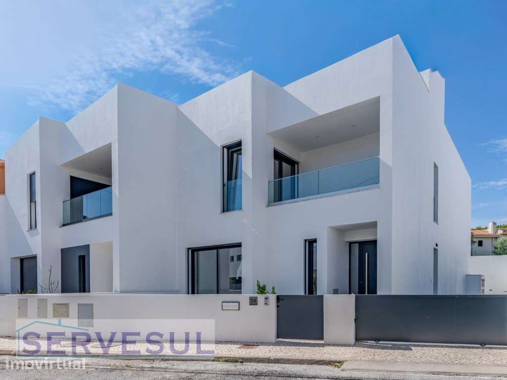 Moradia Moderna Geminada composta por 4 quartos e piscina privada, ... - Grande imagem: 3/60