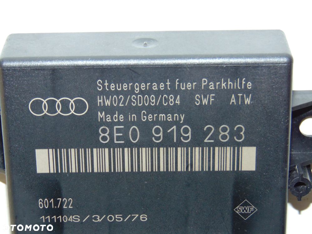 ORYGINAŁ moduł PDC parkowania cofania 8E0919283 Audi A4 B6 B7 A6 C5 - 2