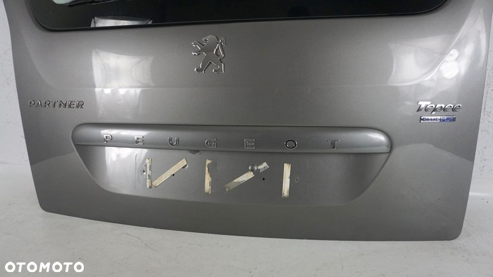KLAPA TYŁ TYLNA TYLNIA SZYBA PEUGEOT PARTNER 2 II 3 III KTQ 08-15 2008-2015 - 5