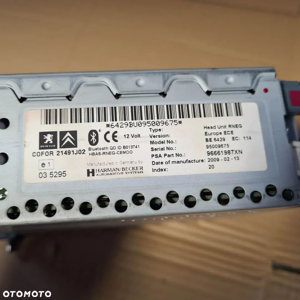 PEUGEOT 308 CC 3008 NAWIGACJA RADIO RNEG - 3