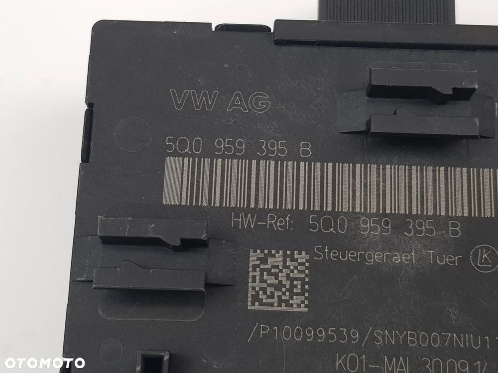 Sterownik Moduł drzwi Lewy Prawy Tył Audi A3 S3 8V 5Q0959395B - 10