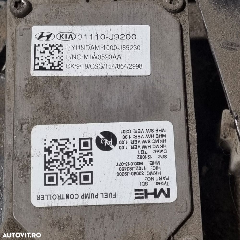 Pompa combustibil Hyundai Kona I 1.0 T - GDI Benzina 2017 - 2020 88kW 120CP 998CC G3LC ... - 4