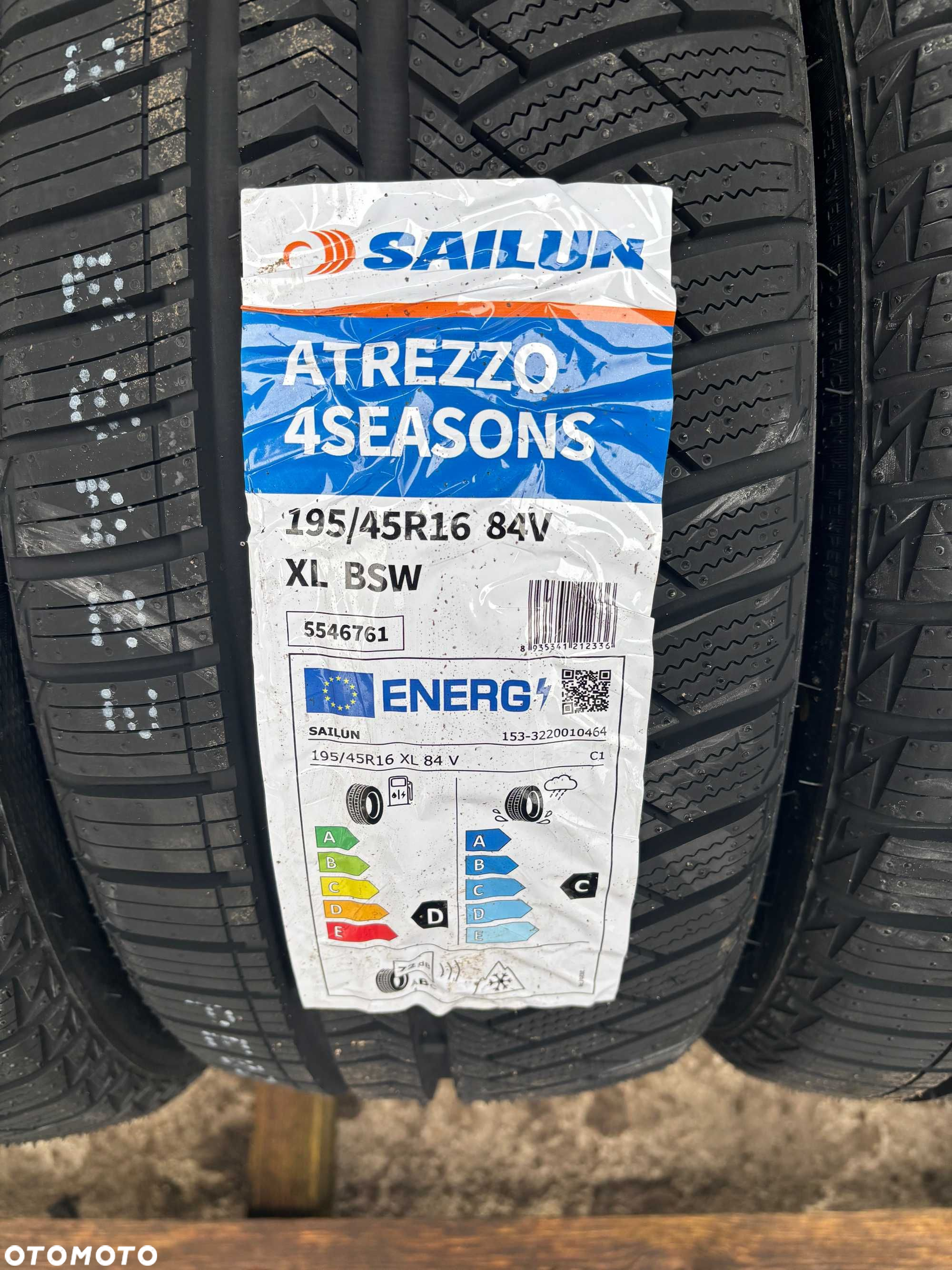 Okazja opony całoroczne 195/45R16 84V XL SAILUN ATREZZO 4SEASONS 2024r - 2