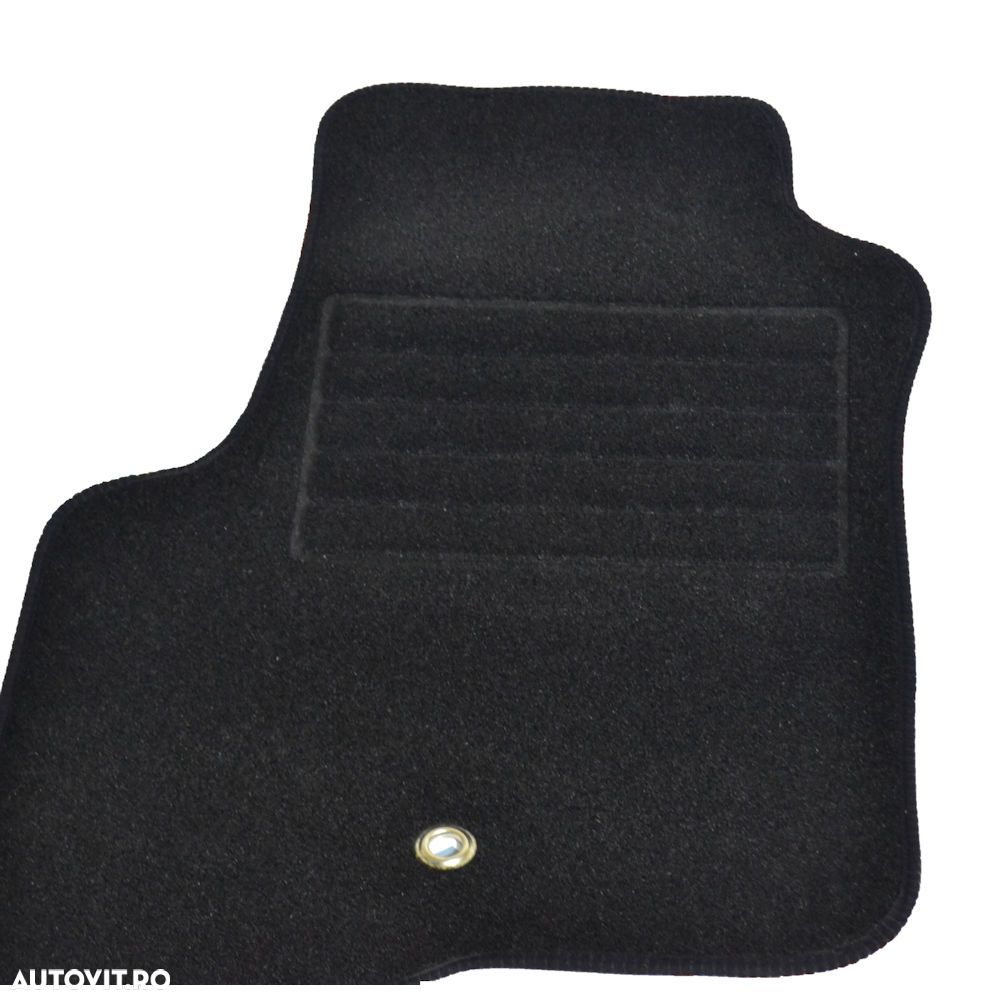 Covorase auto din mocheta Jeep Compass 2012-2017 Negru, set de 4 bucati - 2