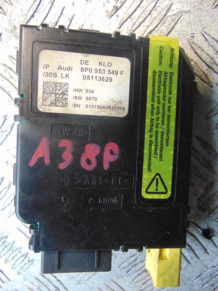 Moduł skrętu audi a3 8p 8p0953549F - 1