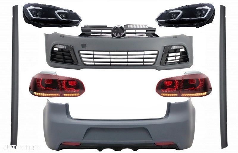Pachet Complet Exterior compatibil cu VW Golf VI 6 MK6 (2008-2013) R20 - 1