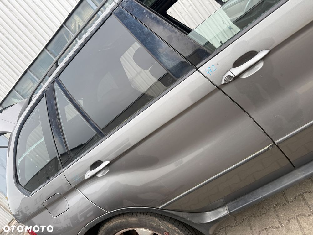 Drzwi x5 e53 tył prawy tylne prawe   472 Sterlinggrau  Super bez rdzy !!! - 1