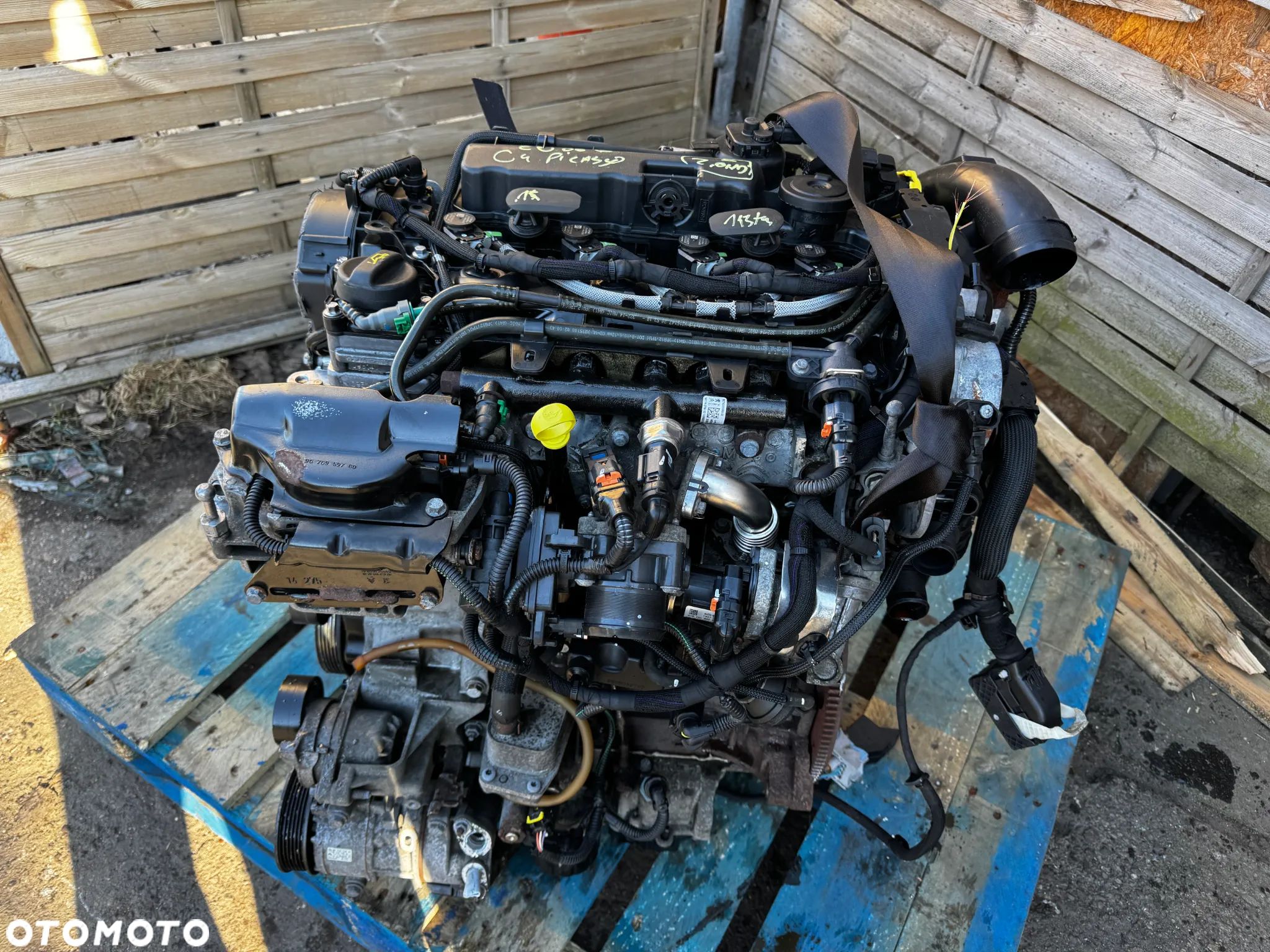 silnik DW10FD 2.0 hdi citroen grand picasso c4 kompletny bluehdi e-hdi 143 tys - 1