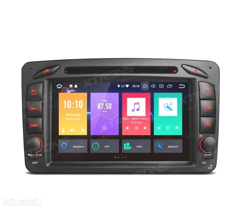 AUTO RÁDIO 7" ANDROID 10.0 OCTA-CORE MULTIMEDIA DVD PARA MERCEDES-BENS - 1