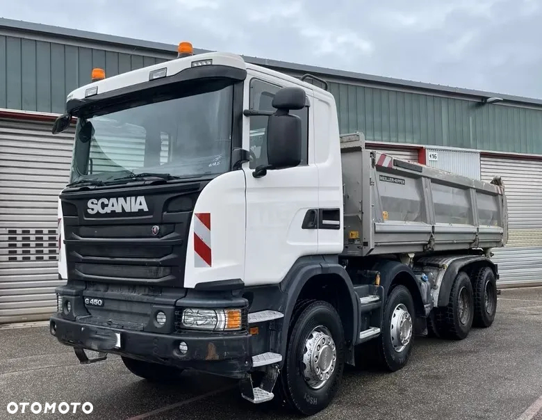 Scania G 450 8x4 | Meiller Bordmatik Wywrotka trójstronna  | Retarder | 298.000 km!!!! | Euro 6 |1 właściciel - 8