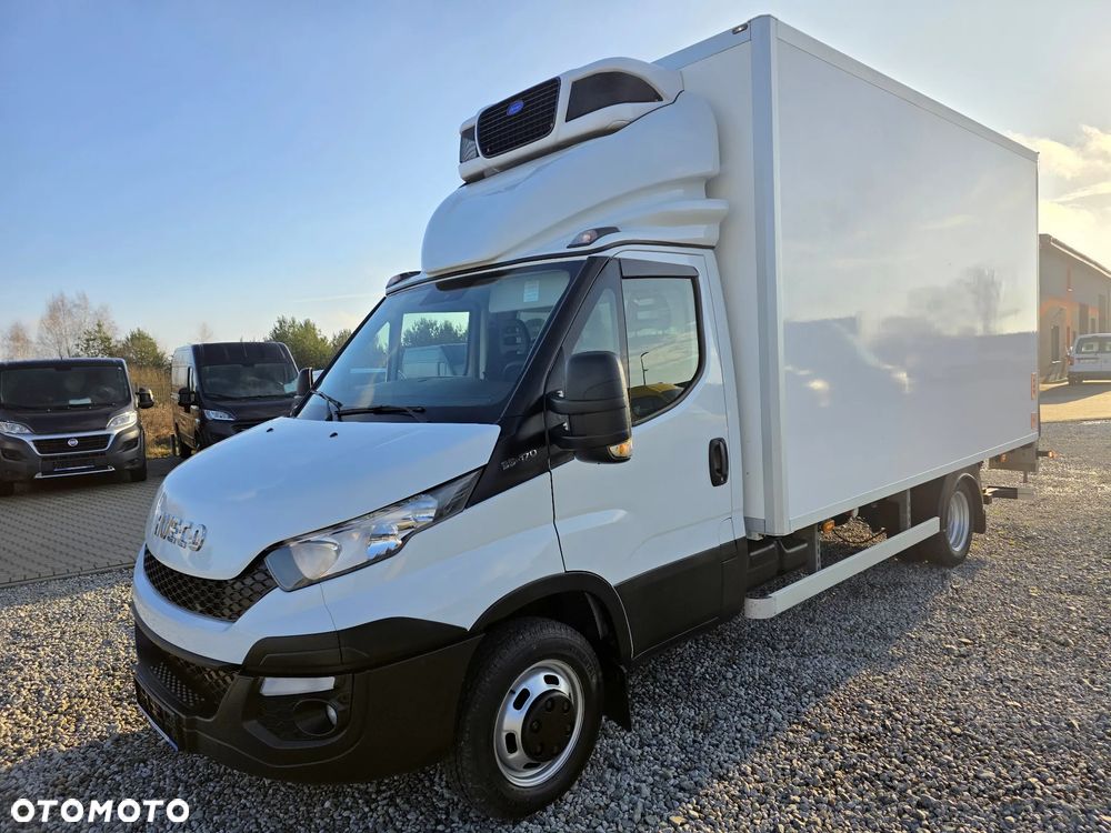 Iveco 35C17 35-170 3,0 HPI 170 KONNY KONTENER 4,2M WINDA CHŁODNIA CARRIER MROŻNIA ZASILANIE ZEWNĘTRZNE KLIMA BLIŻNIAKI DO 3,5T HIMATIC 8 BIEGOWY WEBASTO - 1