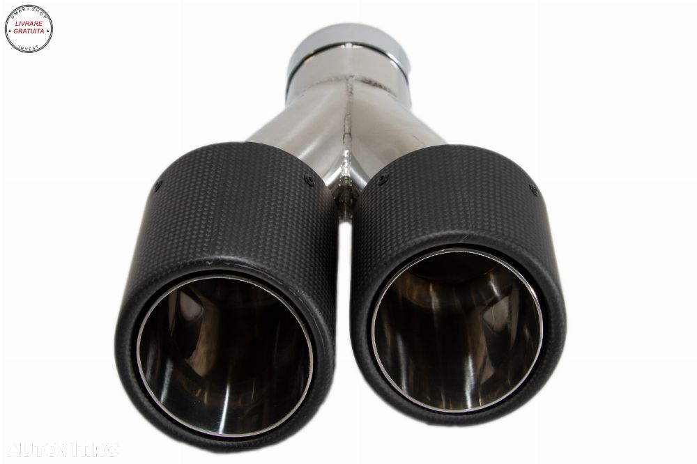 Tobe Ornamente Sistem de evacuare Carbon Fiber Finisaj Mat 6cm/2.36inch- livrare gratuita - 8