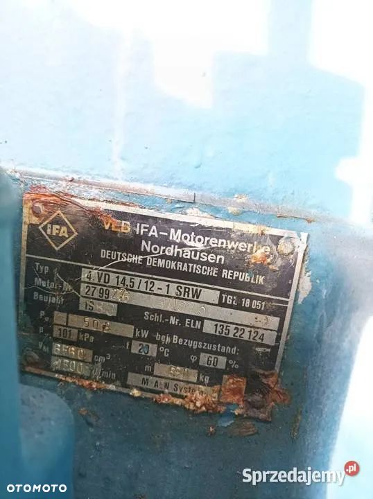 Agregat Prądotwórczy Generator VEB FIMAG S200 L4 60KVA Na Kołach - 6