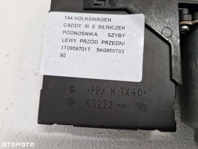 VW CADDY III SILNICZEK PODNOŚNIKA SZYBY LEWY PRZÓD PRZEDNI 1T0959701T 5K0959793 - 3
