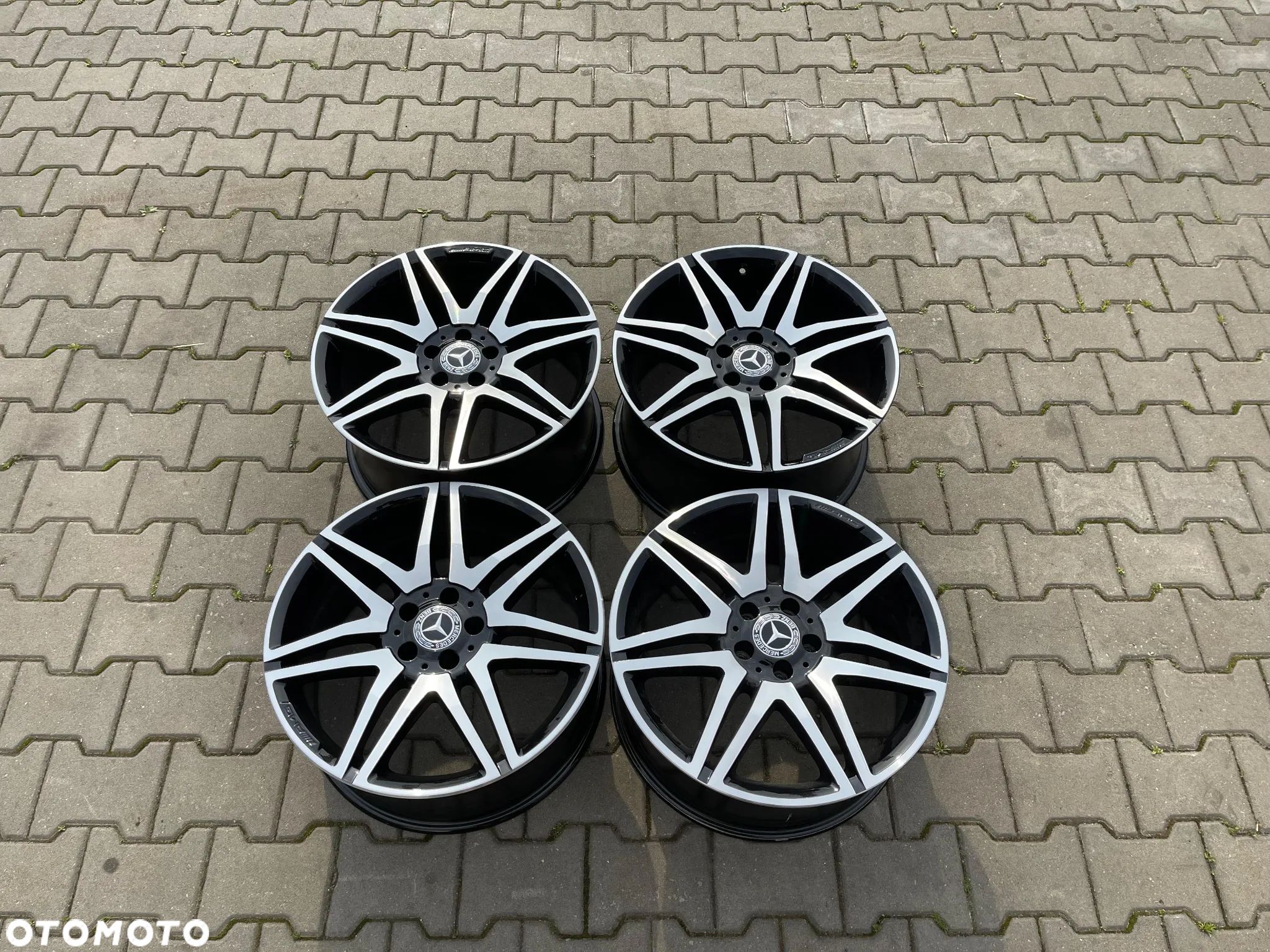 FELGI ALUFELGI NOWE! 19 AMG MERCEDES E W212 CLS V KLASA 5X112 ET40 9.5J SPRAWDZONE ORYGINAŁ A2124014602 A2124014702 - 1