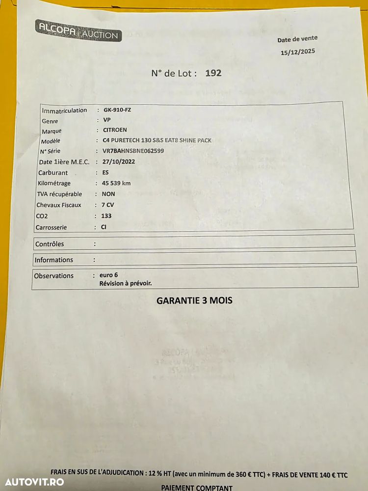 Citroën C4 PureTech 130 Stop&Start EAT8 PLUS - 40