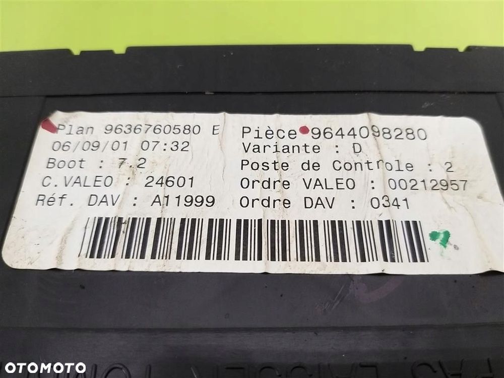 Moduł BSI Sterownik Peugeot 307 I 2001-2005 9636760580E 9644098280 ORYGINAŁ - 8