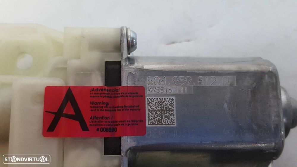 MOTOR ELEVADOR TRASEIRO ESQUERDO VOLKSWAGEN PASSAT VARIANT (CB5) PASSAT - 6