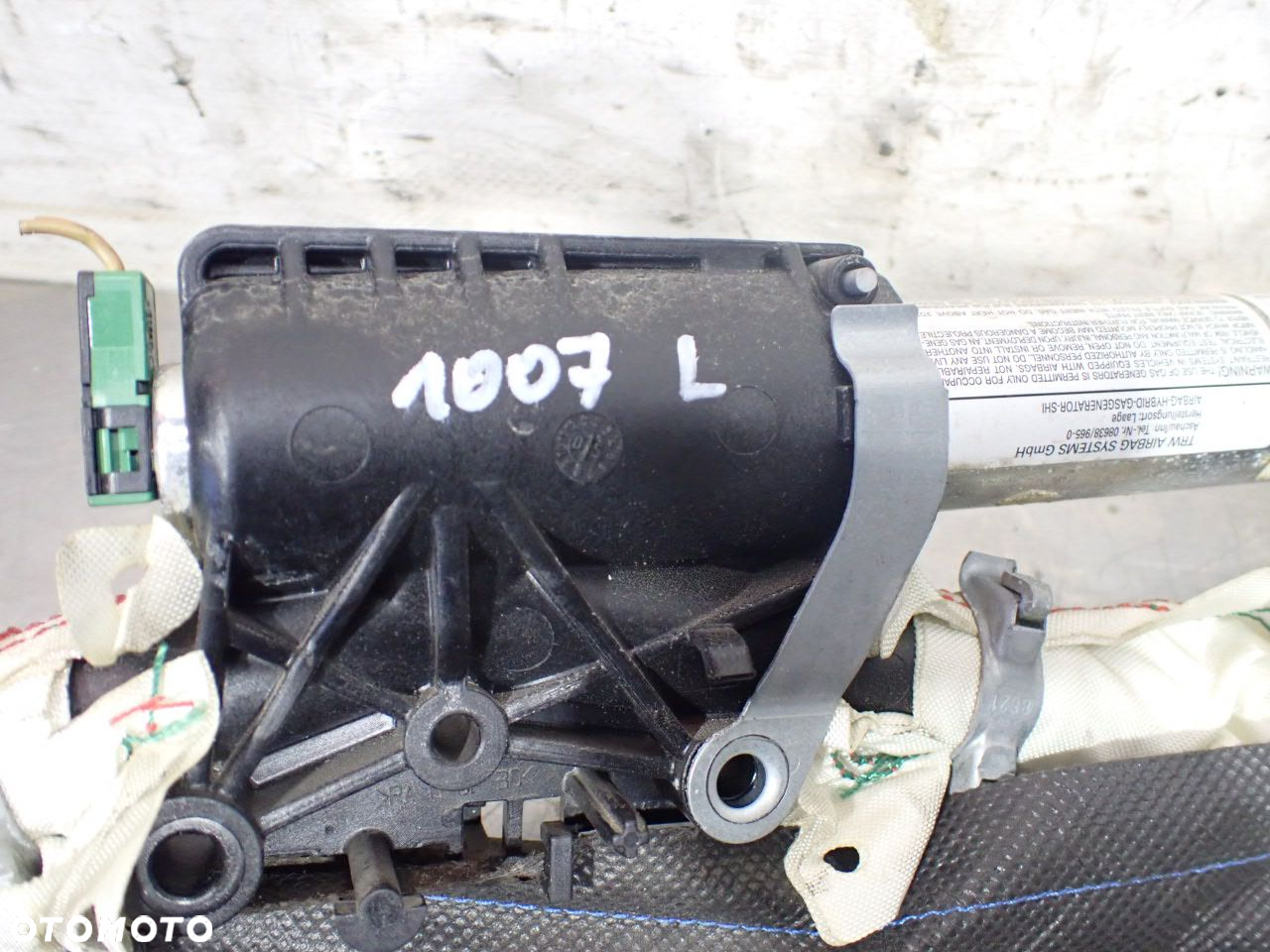 KURTYNA POWIETRZNA LEWA KIEROWCY PEUGEOT 1007 1.6 9655837980 - 3
