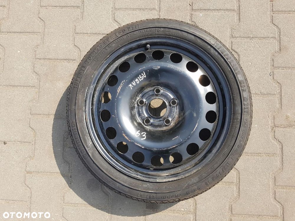 OPEL ASTRA V K 15-19r KOŁO DOJAZDOWE 16 5X105 - 1