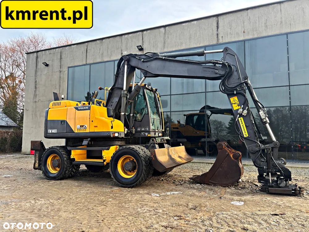 Volvo EW 140 D KOPARKA KOŁOWA GŁOWICA OBROTOWA ZE SZCZYPCAMI 2012R | Volvo ew160 , komatsu pw148 , JCB 145 175 , cat 313 316 , mecalac 15mwr - 4