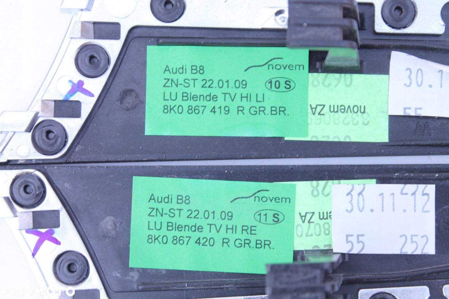 AUDI A4 B8 LIFT DEKOR DOKORY DRZWI TUNELU KOMPLET DREWNO - 6