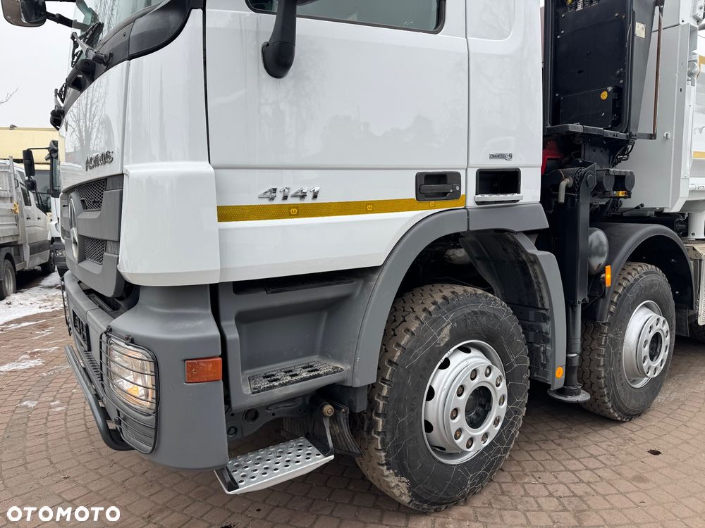 Mercedes-Benz ACTROS 4141 / 8X4 / Wywrotka/ HDS - 10