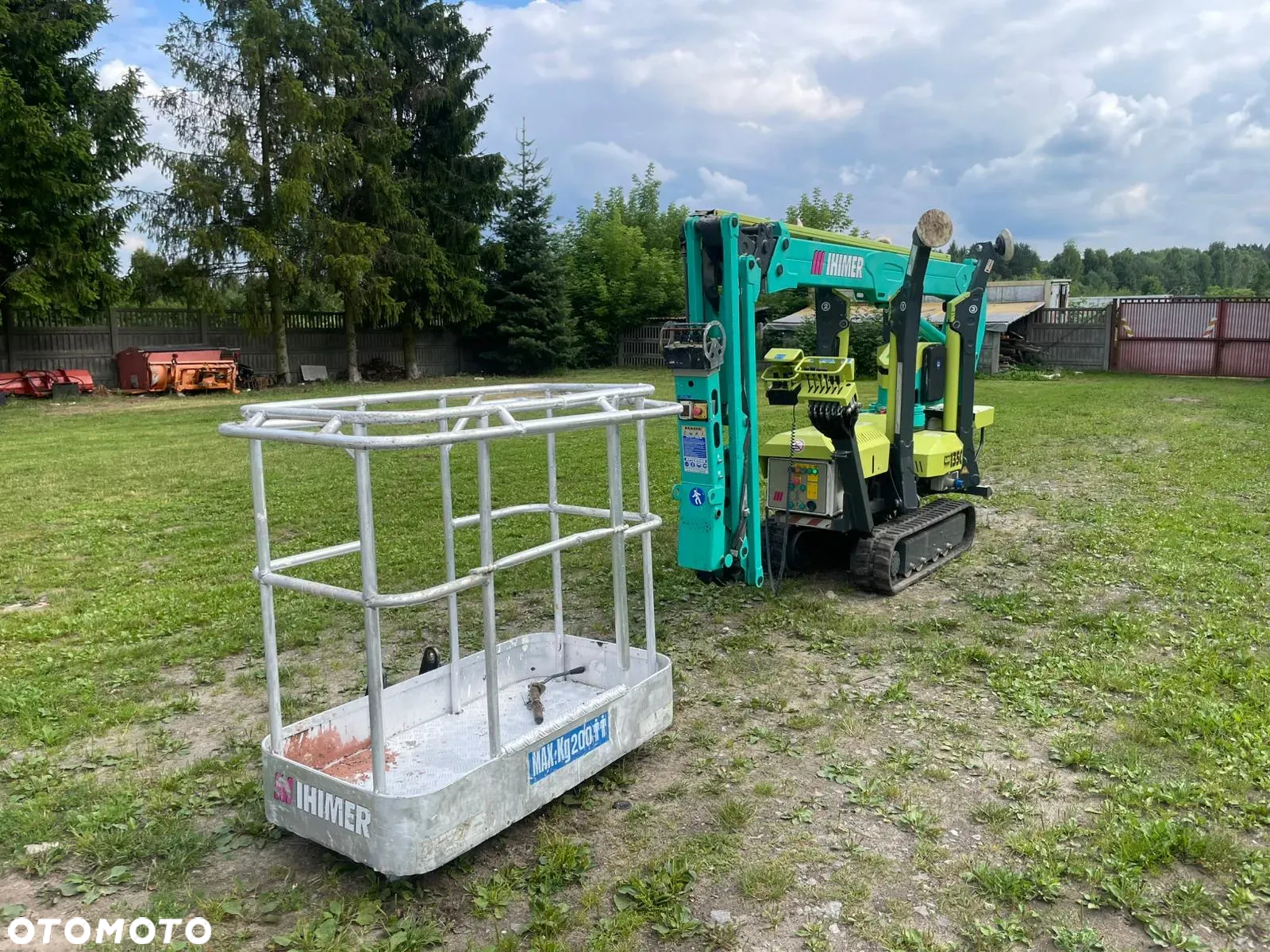 Inny IHIMER PODNOŚNIK KOSZOWY PAJĄK 13M 1360 KG Honda + 230V - 23