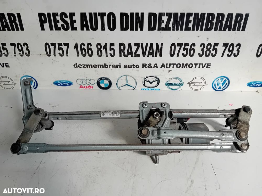 Ansamblu Motoras Stergatoare Vw Golf 6 VI Jetta Octavia 2 1K1955023H Volan Stanga Motor 1.6 Tdi CAY - 2
