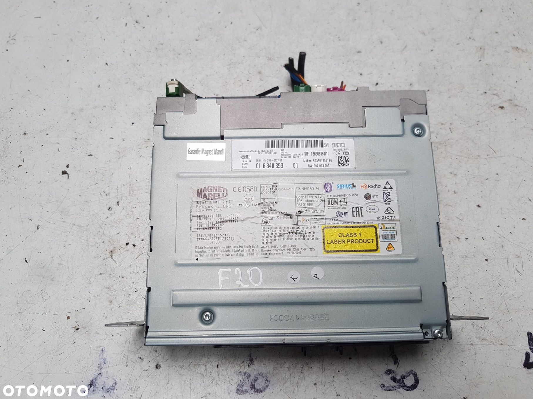 BMW 1 F20 LIFT 15-19r RADIO NAWIGACJA CZYTNIK GPS - 3