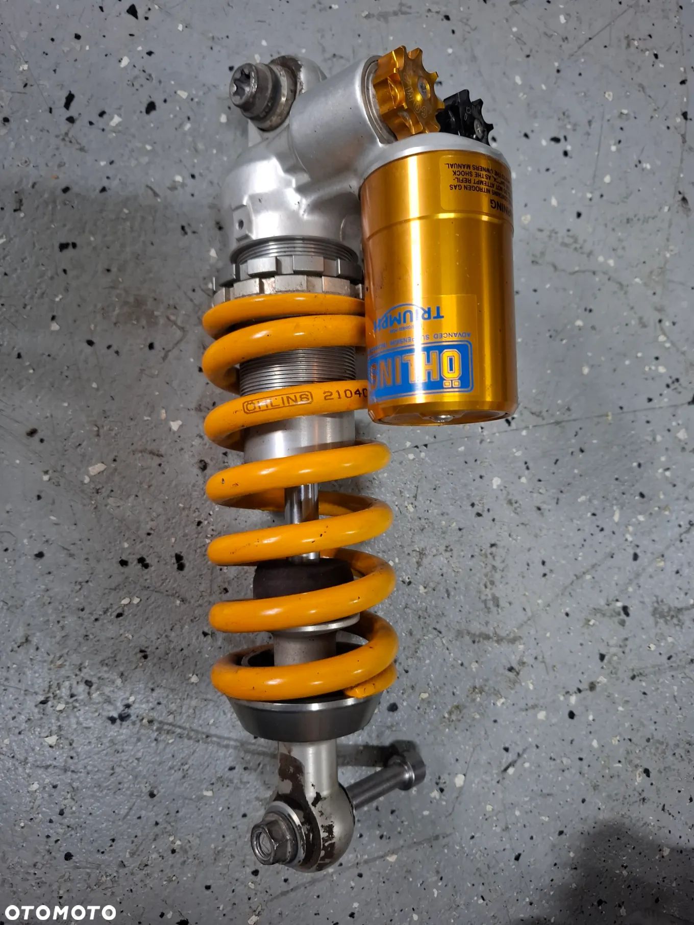 Triumph Speed Triple 1200 RR RS Ohlins amortyzator sprężyna - 1
