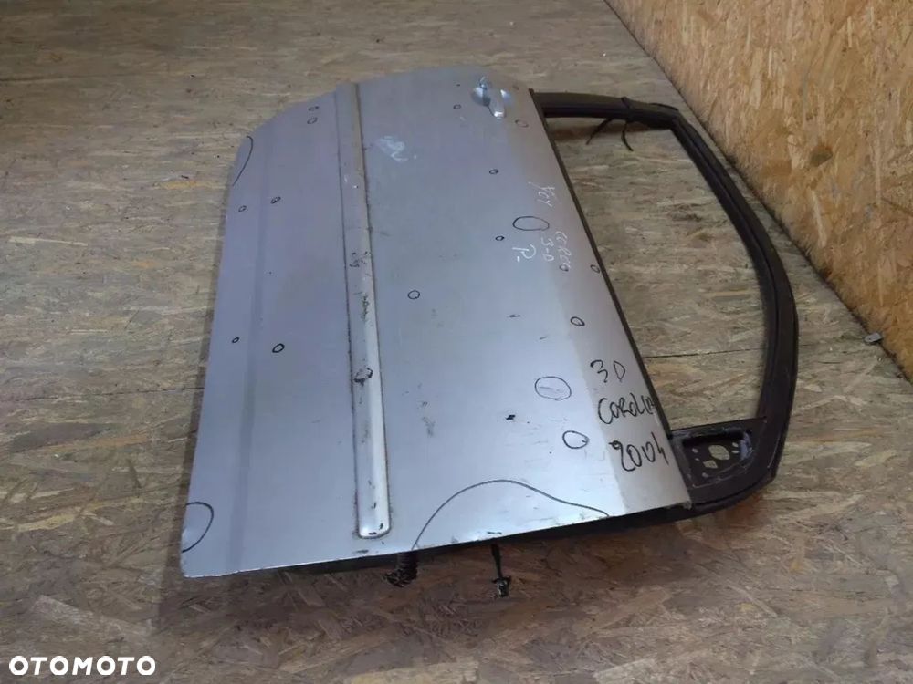 TOYOTA COROLLA E12 3D 2002-2007 drzwi prawe PRZÓD PRZEDNIE KOMPLETNE - 6
