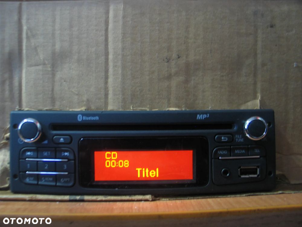 radio radioodtwarzacz Mp3 Bluetooth Usb Dacia Renault + kod - 8