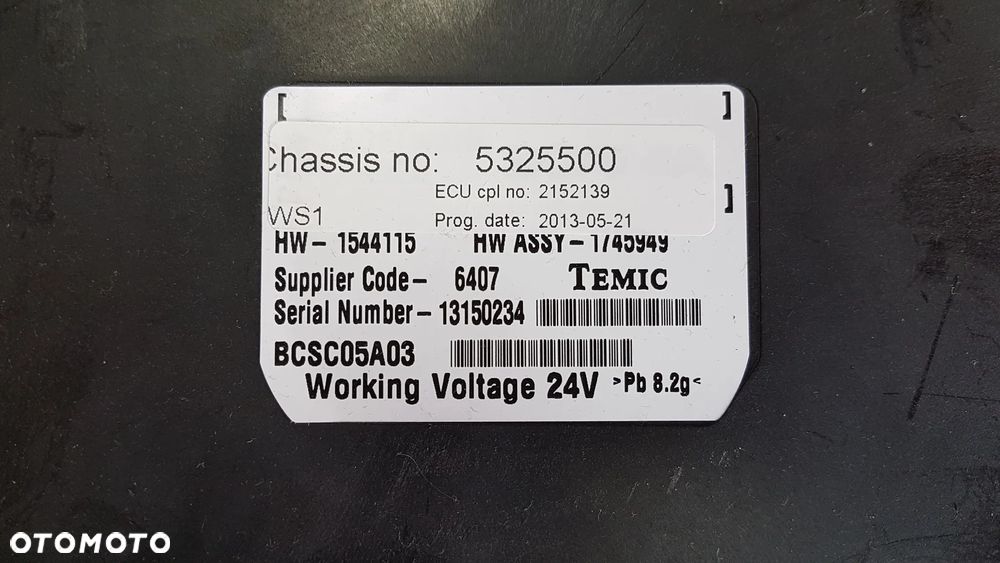 SCANIA 2152139 / 1745949 BWS JEDNOSTKA STERUJĄCA - 3