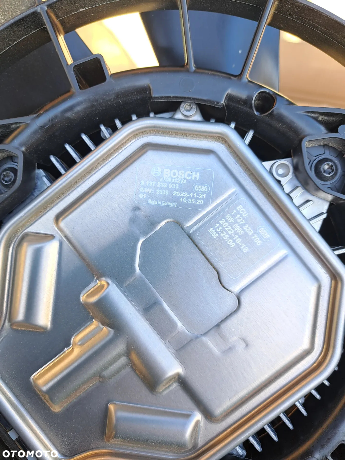Wentylator chłodnicy Mercedes E-Klasa 300DE W213 A0999063802 - 4
