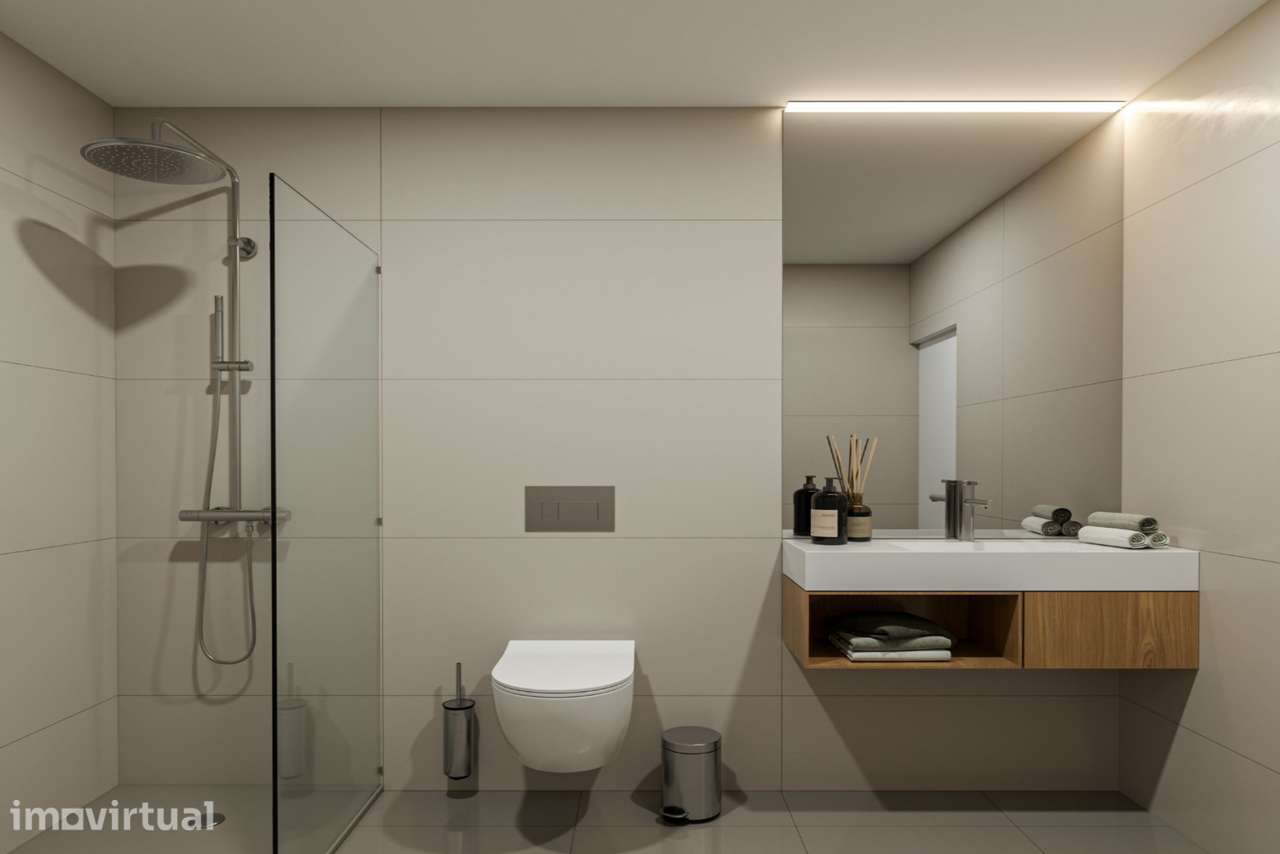 Apartamento T1 | Novo | Fânzeres | Varanda | L. Garagem | Piscina - Grande imagem: 5/14