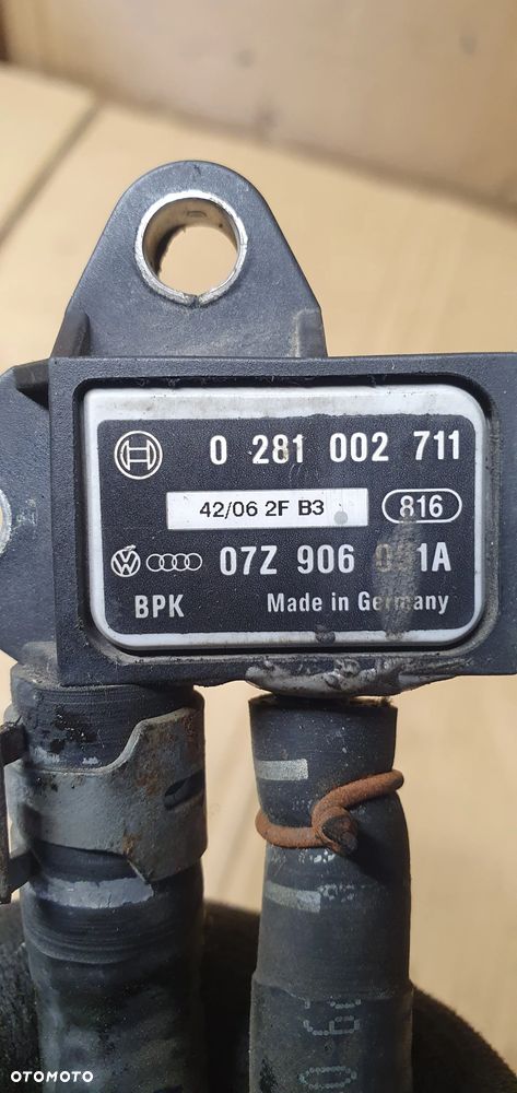 Czujnik ciśnienia spalin Audi A6 C6 2.7 TDI 07Z906051A - 7