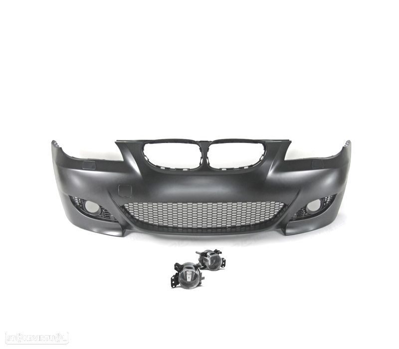 PÁRA-CHOQUES FRONTAL BMW E60 E61 03-07 SEM PDC LOOK M5 + FARÓIS NEVOEIRO - 2