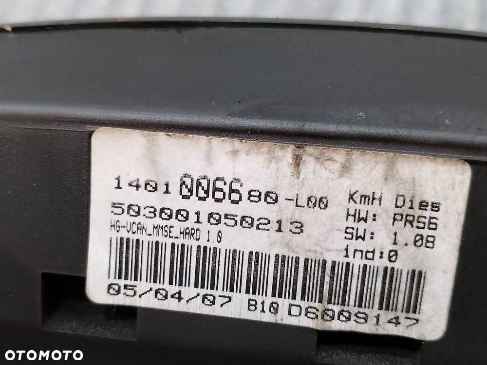 LICZNIK PEUGEOT 807 1401006680  2.0 HDI - 4