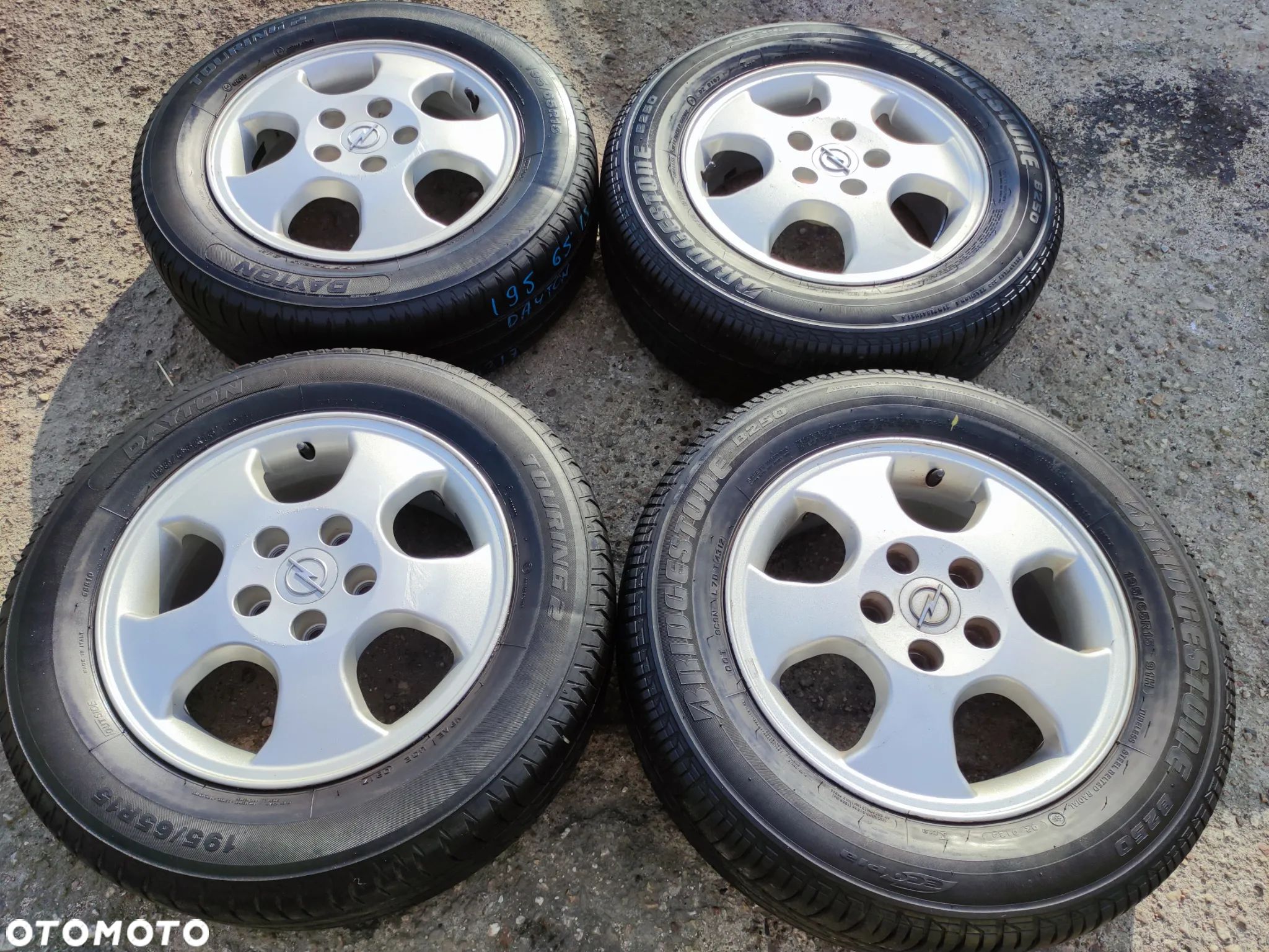 5x110 Alufelgi Felgi Aluminiowe 15 Koła Letnie Lato OPEL SIGNUM VECTRA B C ZAFIRA A ASTRA H SAAB 93 95 Legnica ALU-RAD 195/65 5,5mm - 1