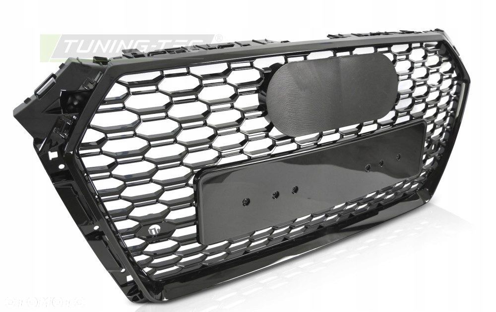 atrapa grill kratka plaster miodu czarna rs s4 look audi a4 b9 8w 0 2015-19 - 3