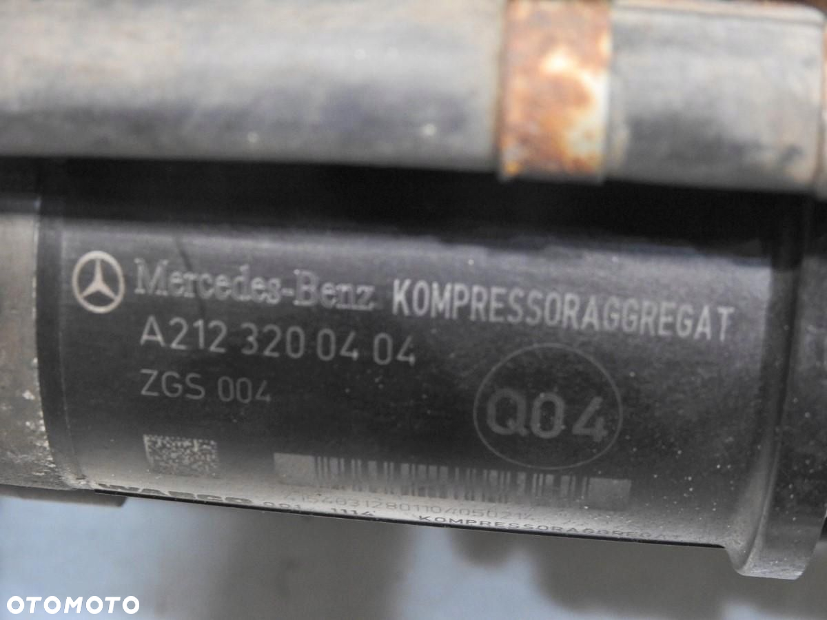 KOMPRESOR ZAWIESZENIA MERCEDES W212 2.2 CDI A2123200404 26071434 - 6