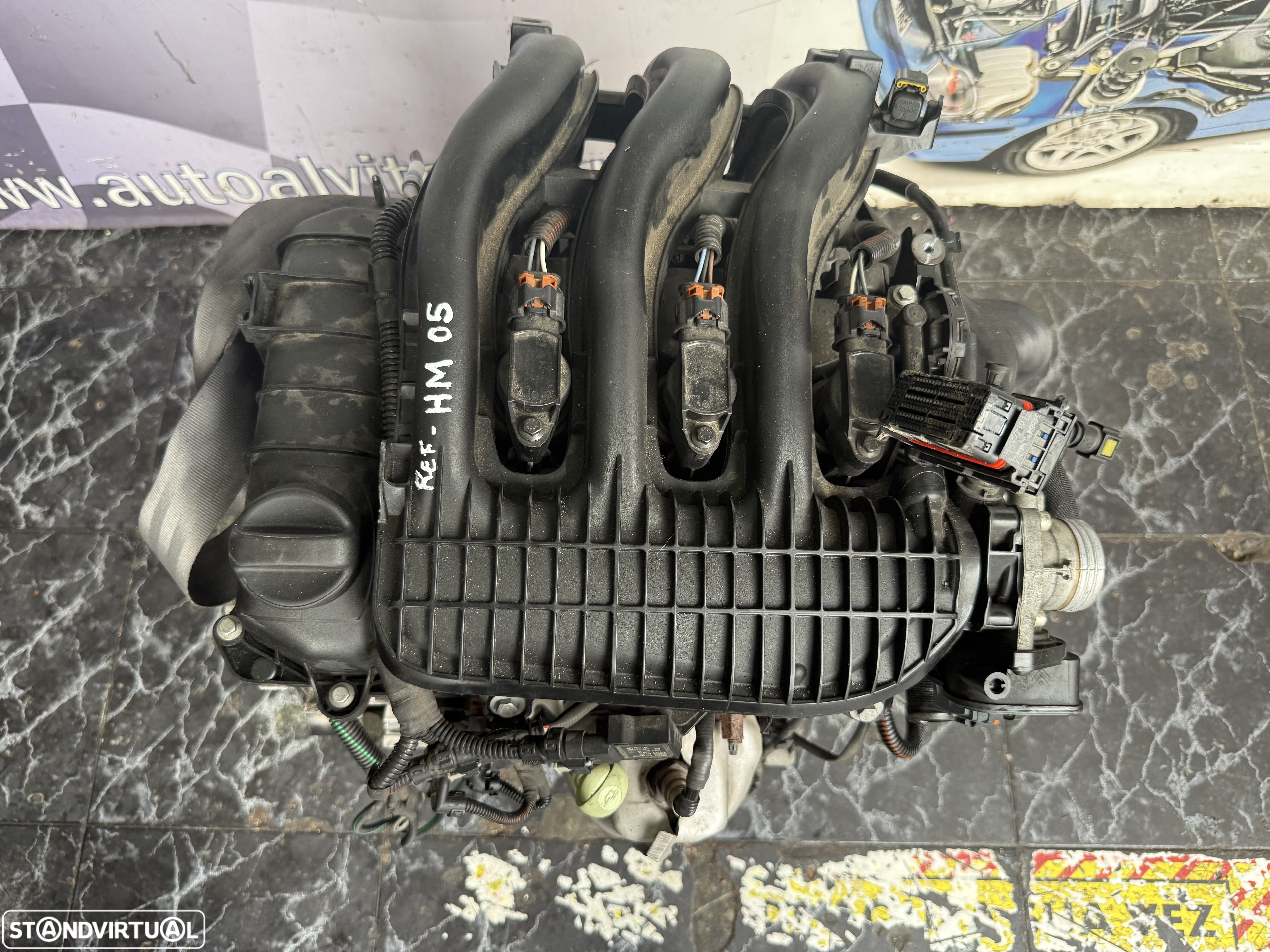 Motor 1.2 VTI 12val 3cil Opel Corsa F Citroen c3 c4 Peugeot 108 208 2008 Ref: HMZ HMP HM05 Hm01 HMH Eb2f HMG - 2